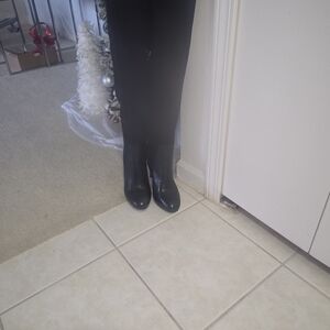 Nine West Elegant Black Heeled Boots